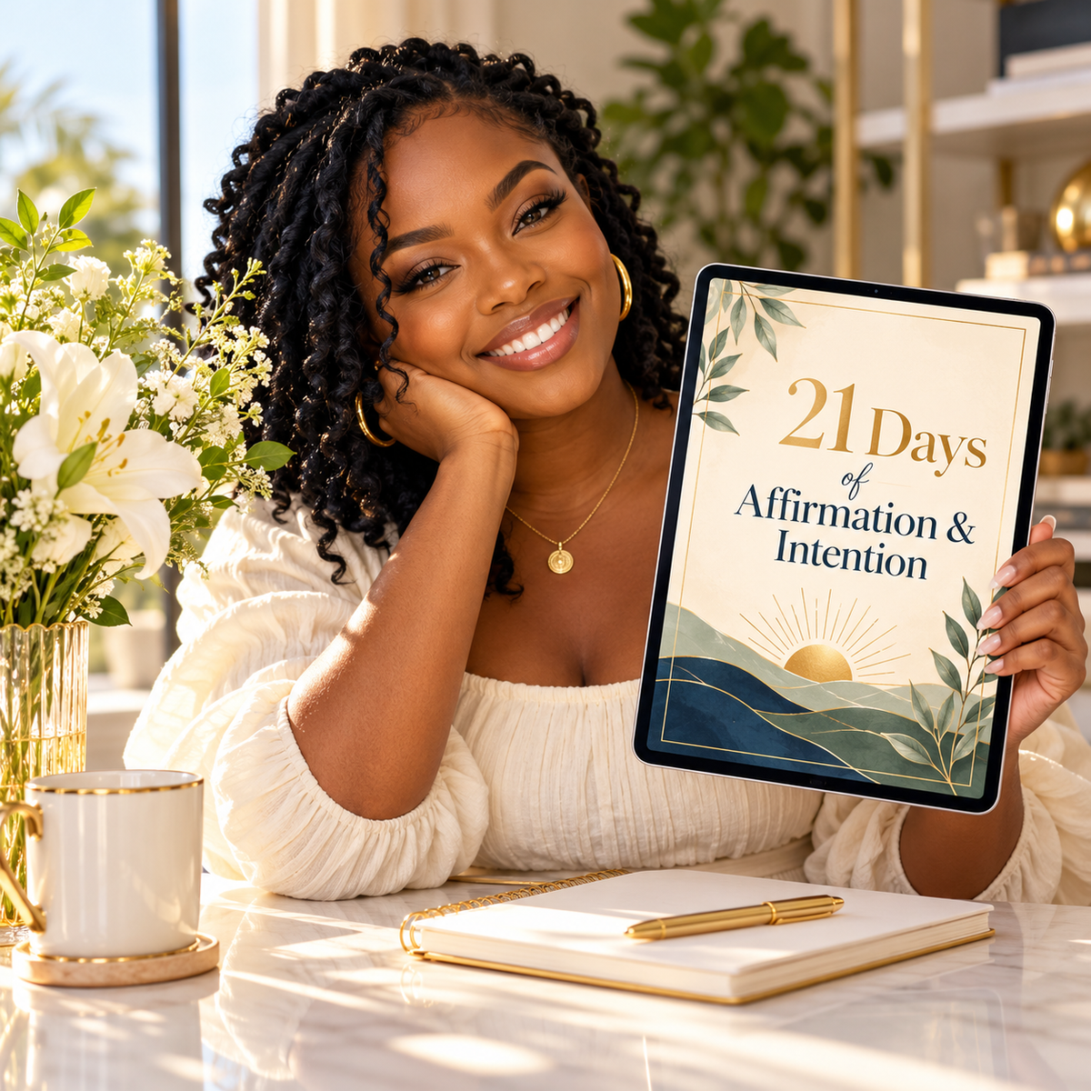 21 Days of Affirmation and Intention progress scene