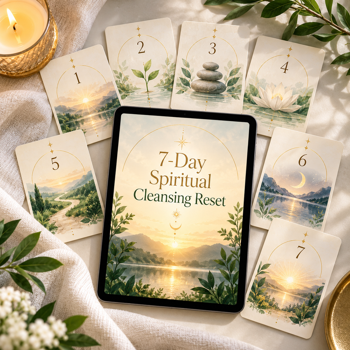 7-Day Spiritual Cleansing Reset printable 7-day preview