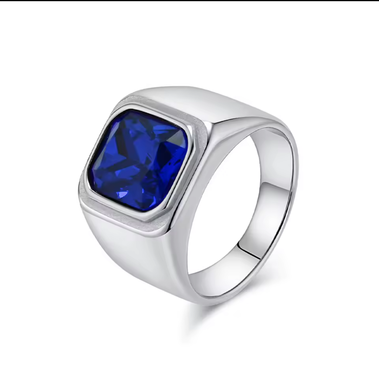 Gold and silver Stainless steel rings