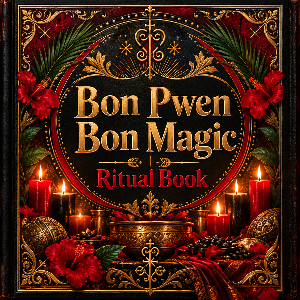 Bon Pwen Bon Magic Ritual Book premium cover