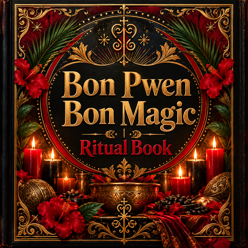 Bon Pwen Bon Magic Ritual Book premium cover