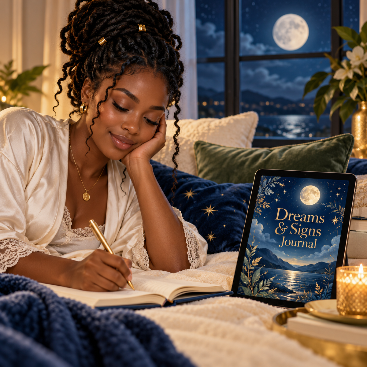 Dreams and Signs Journal dream reflection scene