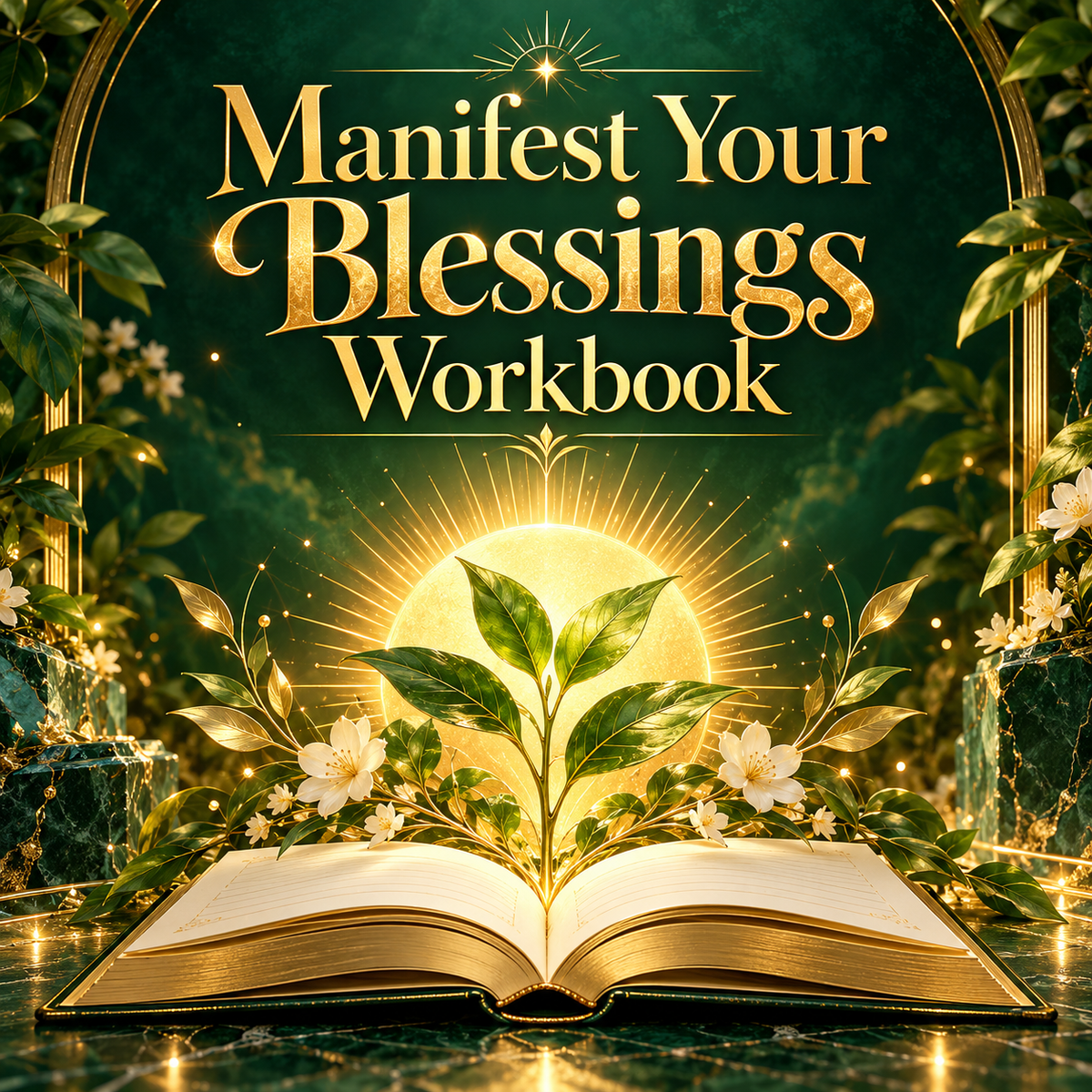 Manifest Your Blessings Workbook premium cover