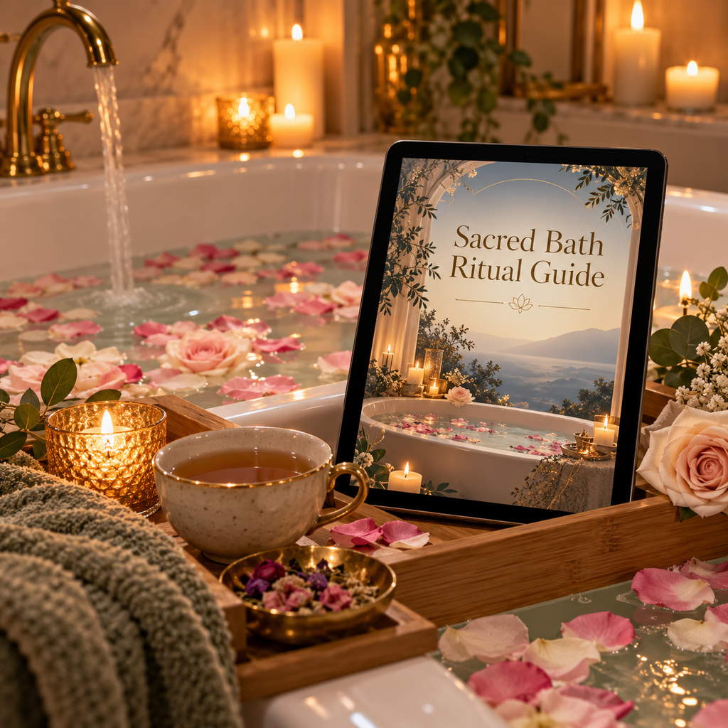 Sacred Bath Ritual Guide peaceful bath moment