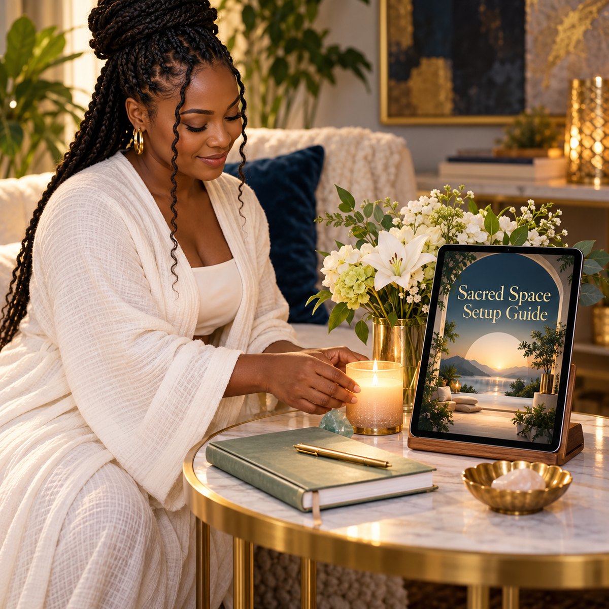 Sacred Space Setup Guide peaceful corner