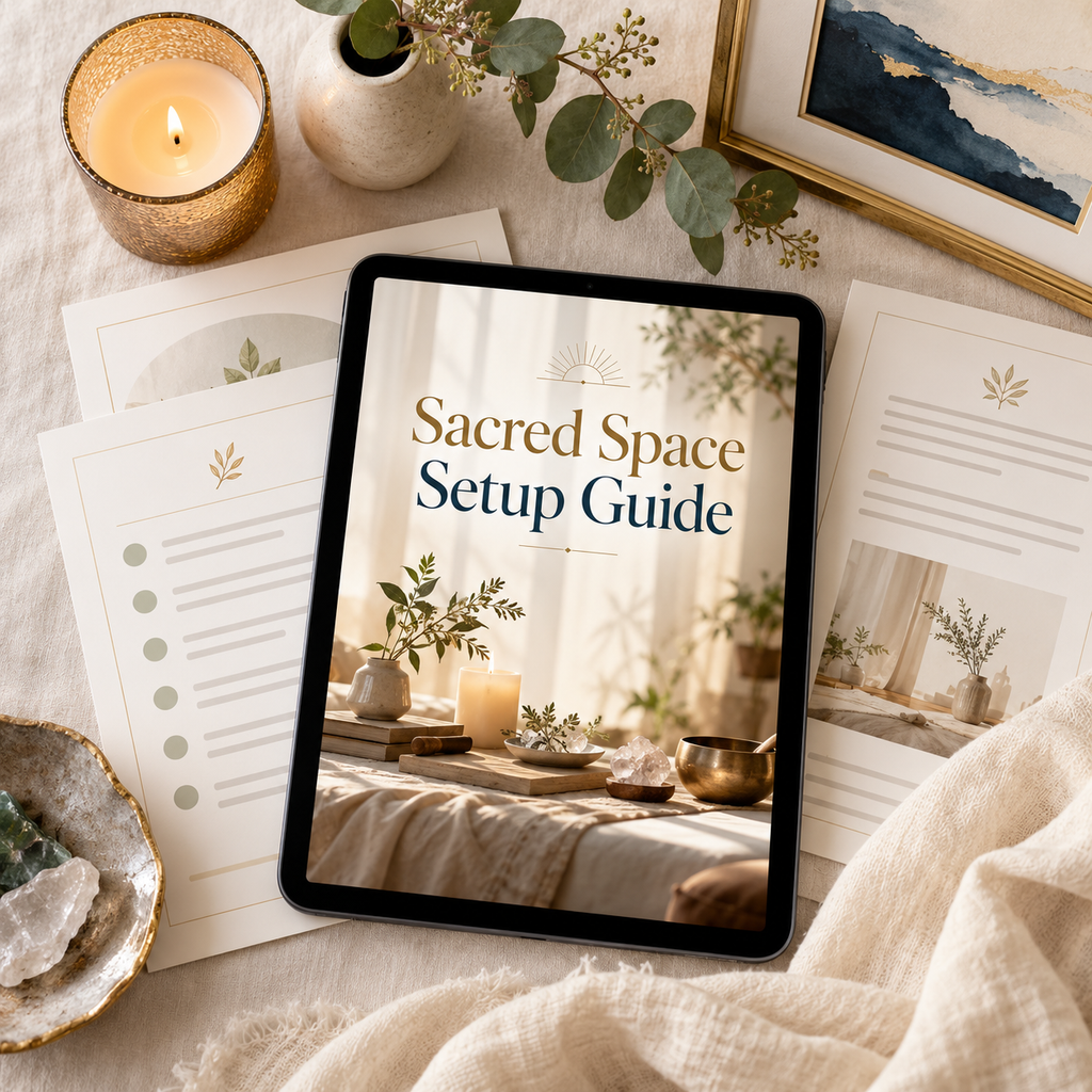 Sacred Space Setup Guide printable setup pages